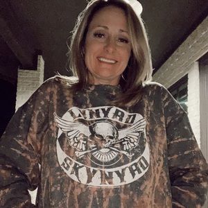Custom tie dye Lynard Skynyrd sweatshirt!